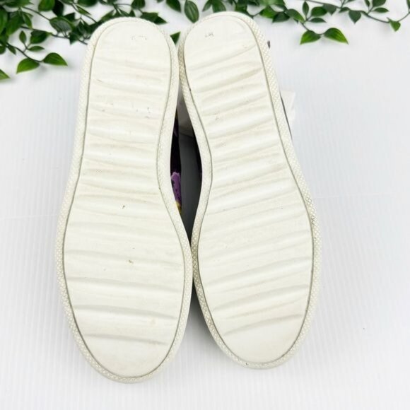 Coach Sneakers low-top platform sneakers Purple Floral 8.5 - Picture 8 of 11